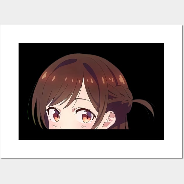 Chizuru Peeker Rent A Girlfriend Wall Art by IainDodes